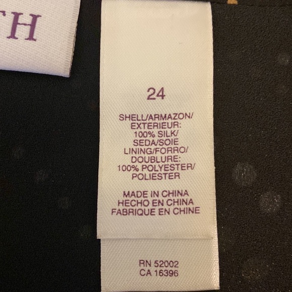 ELiSABETH 100% Silk ascending moon Midi Skirt | 24 | NWOT - Picture 4 of 11